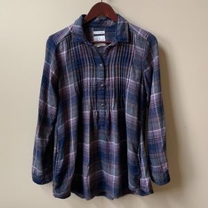 Flowy Flannel Plaid SOFT American Eagle POCKETS!